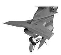 STINGRAY HYDROFOILS - Classic Senior 2 Hydrofoils pour 40-300 ch (Gris) - Ailerons stabilisateurs pour Moteurs Hors-Bord et Moteurs Hors-Bord - Fabriqué aux États-Unis