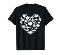Stingray Manta Ray Cœur Mer Océan Animaux T-Shirt