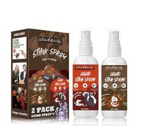 StinkBlitz Spray Malodorant, Spray Puant Liquide, Spray Liquide Puant pour Farceurs, Stinky Spray Ultimate Halloween Party Mischief(50mlx2)