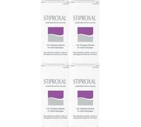 Stiproxal Shampooing Antipelliculaire Cuir Chevelu Sec, Elimine Efficacement Les Pellicules et Calme Les Démangeaisons du Cuir Chevelu, 100 ml (Lot de 4)