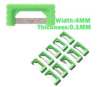 Stips Orthodontiques Intermulticolores,R?Duction De L'?Mail,Bandes De Polissage,Kit De D?Capage Dentaire Ipr,Scie Dentel?E Pour Dentiste,10 Pi?Ces - Type 0.1mm Green