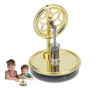 Stirling Engine, Electricity Generator, Science Model, Low Temperature, 19.5x13.5cm, 7.68x5.31 inches, Desktop Display, Great for Educational Kits Or Home Decor