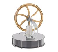 Stirling Engine Model Kit, LTD Différence de basse température Modèle de moteur Stirling Machine de chauffage à volant d'inertie Cadeau STEM pour adultes et adolescents