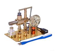 Stirlings Kit de moteur à air chaud, générateur de moteur monocylindre unique, moteurs Stirlings à cylindre unique, moteur générateur d'électricité