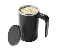 Stirring Mug - Rechargeable Battery Operated | Electric Stainless Steel Self Mixing Cup | Automatic Magnetic With Lid For Milk Tea Cocoa Protein Powder Drink Home Kitchen Office Travel Camping