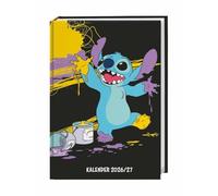 Stitch 17-Monats-Kalenderbuch A5 2027 - 17 Monate. Von August 2026 bis Dezember 2027: Blau und frech: der beliebte Disney-Star in einem ... und Termine im Blick im Format 15,2 x 21,5 cm