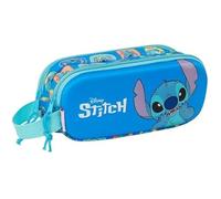 Stitch 3d Trousse Double 3d, Trousse Pour Enfant, Idéale Pour Les Enfants D'âge Scolaire, Confortable Et Polyvalente, Qualité Et