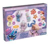 Stitch & Angel Fenêtres à Décorer - Coffret créatif - LISCIANI - Vitraux décoratifs - Autocollants personnalisés