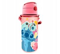 Kids Licensing Gourde aluminium 600 ml – poignée, fermeture à clic, sans BPA ni toxines