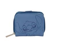 Stitch Blue - Porte-Monnaie Standard, Confortable et Polyvalent, qualité et résistance, 11 x 20 x 9,5 cm
