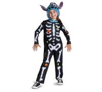 Disney – Costume enfant Disguise Stitch Robe Skeleton – Licence officielle – Taille EU