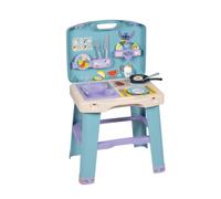 Smoby - Stitch - Cuisine - Mallette Dépliable - Nombreux Accessoires - Poële, Pancake, Tasse, Capsules, Nourriture Factice et Autres - A Partir de 3 Ans - Fabrication Française
