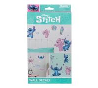Stitch Décor Mural Enfants Disney Angel, Licence Officielle. Stickers Dessins Animés Réutilisables, Rose & Violet. Idéal Cadeau | Paladone