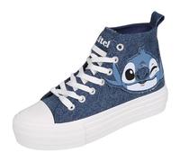 Stitch Disney Baskets Montantes en Jean pour Femmes 41 EU / 8 UK