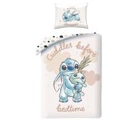 Stitch Disney Housse De Couette Lit Simple 140x200cm Coton Taie 70x90cm 8699BL