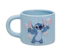 Paladone Tasse Disney Lilo & Stitch, bleu pastel sous licence officielle 400 ml grande tasse à café en céramique pour le thé et le chocolat chaud, marchandise de la culture pop pour les cinéphiles