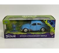 Stitch Et Volkswagen Beetle Échelle 1:32 Jada 253073001