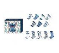 Stitch - Gift Box Calendrier - 12 Paires De Chaussettes (T 36-41)