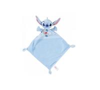 Stitch Grand Doudou Plat bleu 22 X 22 Cm - Peluche Enfant Et Bebe + 1 Carte tigre - Naissance