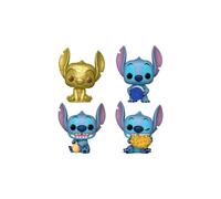 Stitch Holiday 2024 - Pack 4 Porte-Clés Pocket Pop! Dreidel Box 4 Cm