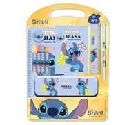 STITCH Ice Cream - Set d'écriture, trousse cadeau, trousse métallique, trousse pour enfant, idéal pour enfants, confortable et polyvalent, qualité et résistance, 27 x 3 x 37,5 cm, rose, M, Décontracté