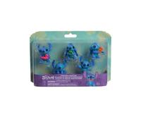 Stitch Lot de 5 Figurines de Luxe, Bleu, 6.9 cm