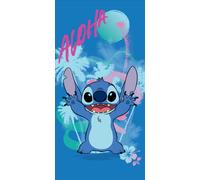 Stitch Luna Serviette De Plage Grande 70x140cm Coton Disney Halantex LS-0893T