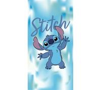 STITCH Mains levées - par Disney Lilo et Stitch serviette de douche serviette de plage - 100 % coton - Dimensions 70 x 140 cm - Multicolore