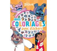 STITCH - Mes Coloriages avec Stickers - Disney