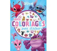 STITCH - Mes Coloriages avec stickers - Stitch et aliens - Disney