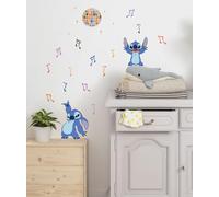 Stitch Music, Disney, stickers, muraux, stickers mural, decoration murale, chambre d'enfant - 50x70 cm