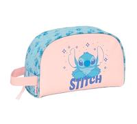 STITCH OHANA - Petite trousse scolaire pour enfant avec poignée, trousse de toilette, adaptable au chariot, idéale pour les enfants de 5 à 14 ans, confortable et polyvalente, qualité et résistance, 28
