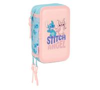 SAFTA Stitch Ohana - Trousse - triple, 37 pcs