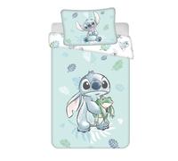 Stitch Parure de lit pour enfant 100 x 135 cm et 40 x 60 cm 100 % coton