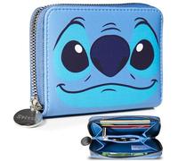 STITCH - Portefeuille, Porte Monnaie, porte carte - Accessoire Lilo & stitch Disney Enfant, Ado ou Adulte - Idée Cadeau Anniversaire Fille Femme Kawaii
