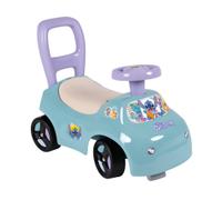 Smoby Porteur auto Stitch 2-en-1 dès 10 mois — aide à la marche, volant directionnel