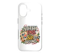 Stitch, première gorgée, deuxième Aiguille et café Coque pour iPhone 17