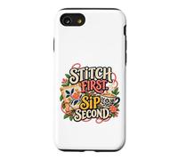 Stitch, première gorgée, deuxième Aiguille et café Coque pour iPhone SE (2020) / 7/8