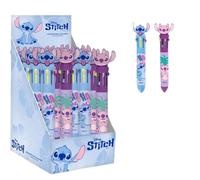 Stitch Stylo à bille scolaire avec personnages animés, idéal pour enfants, garçons et fans de l'univers Disney, Stitch, Taille unique, Licence, Stitch, Taglia Unica, Sous licence