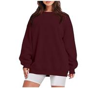 Stitch Sweat Pull Fin Femme Manche Longue Manche Ample Maigrir Ado avec Sweet Femme À Alpaga Montant Doux Court Cashmere Elegant Jacket Angora Veste Polaire Vin XL
