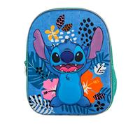 Stitch tropical sac à dos maternelle 3d. Poche latérale. Dossier rembourré.
