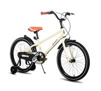 STITCH Vélo d'enfant 14/16/18/20 pouces pour filles et garçons de 3 à 13 ans, vélo avec stabilisateurs (Rose, Beige, Bleu, Argent, Vert)