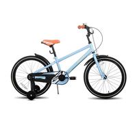 STITCH Vélo vintage de 18 pouces pour enfants de 6 à 8 ans, garçons et filles, vélo enfant de 18 pouces avec stabilisateur et support, bleu