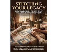 Stitching Your Legacy: How to Design Quilts That Tell Your Family's Story: A Beginner's Guide to Creating Memory Quilts That Preserve Precious Moments and Pass Down Stories for Generations