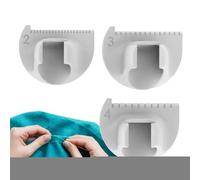 Stitchons de bord Lock et calibre de - outil de mesure de l'aiguille de passage | Modèle de de la règle du doigt | Gauge Edge Sewiing avec Guide de pouce Règle de courtepointe pour les