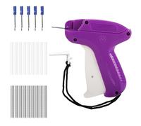 Stitchy Pistolet de fixation rapide pour vêtements avec 1000 attaches et 5 aiguilles Violet