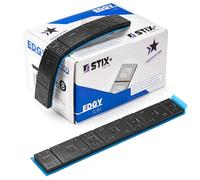 Stix 100 Bandes de Masses d'Équilibrage Adhésives Edgy Slim Black (4x5g + 4x10g) - pour Jantes Aluminium Noires