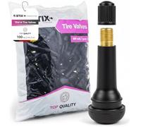 STIX 100x Valve Tubeless TR414 pour Jantes Aluminium et Acier | Valves type Snap-In, haute qualité pour pneus sans chambre à air, installation simple et rapide