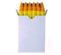 Stix 12 Craie Crayon Cire Jaune pour Pneu Marqueur Imperméable Longueur 103 mm Indication Lieu de Crevaison/Stockage