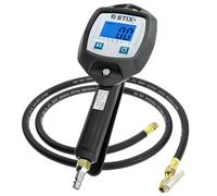 STIX ACCORD-2 Gonfleur pneus 0-18 bar avec écran LCD | Lecture instantanée et correction par décompression, avec quatre unités de pression au choix.